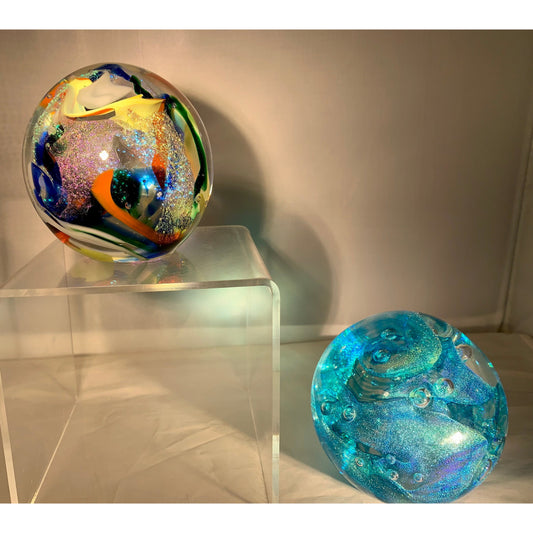 Dichroic Glass Paperweight
