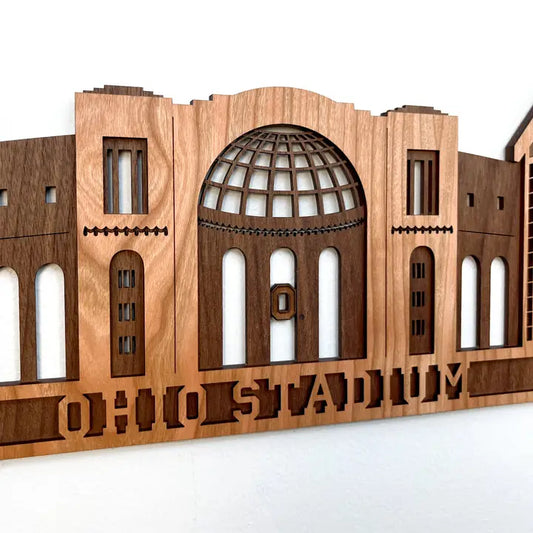 Ohio Stadium Wooden Wall Art-Small