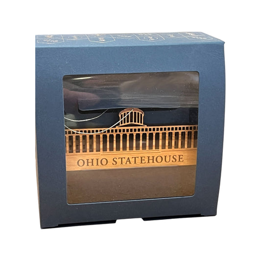 Statehouse Wooden Cutout Ornament in Box