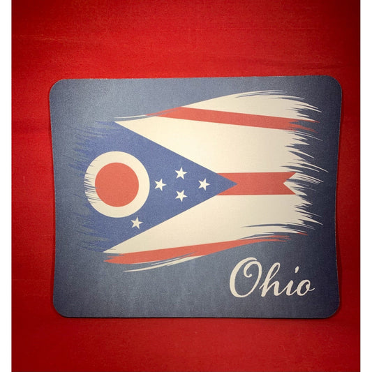 Ohio Flag Mouse Pad