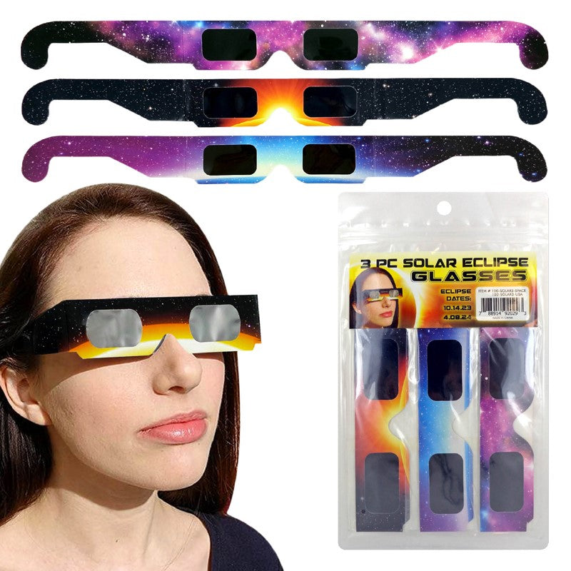 3 Pack Eclipse Glasses