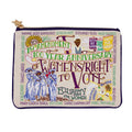 19th Amendment 100 Year Anniversary Women's Right to Vote Zip Pouch