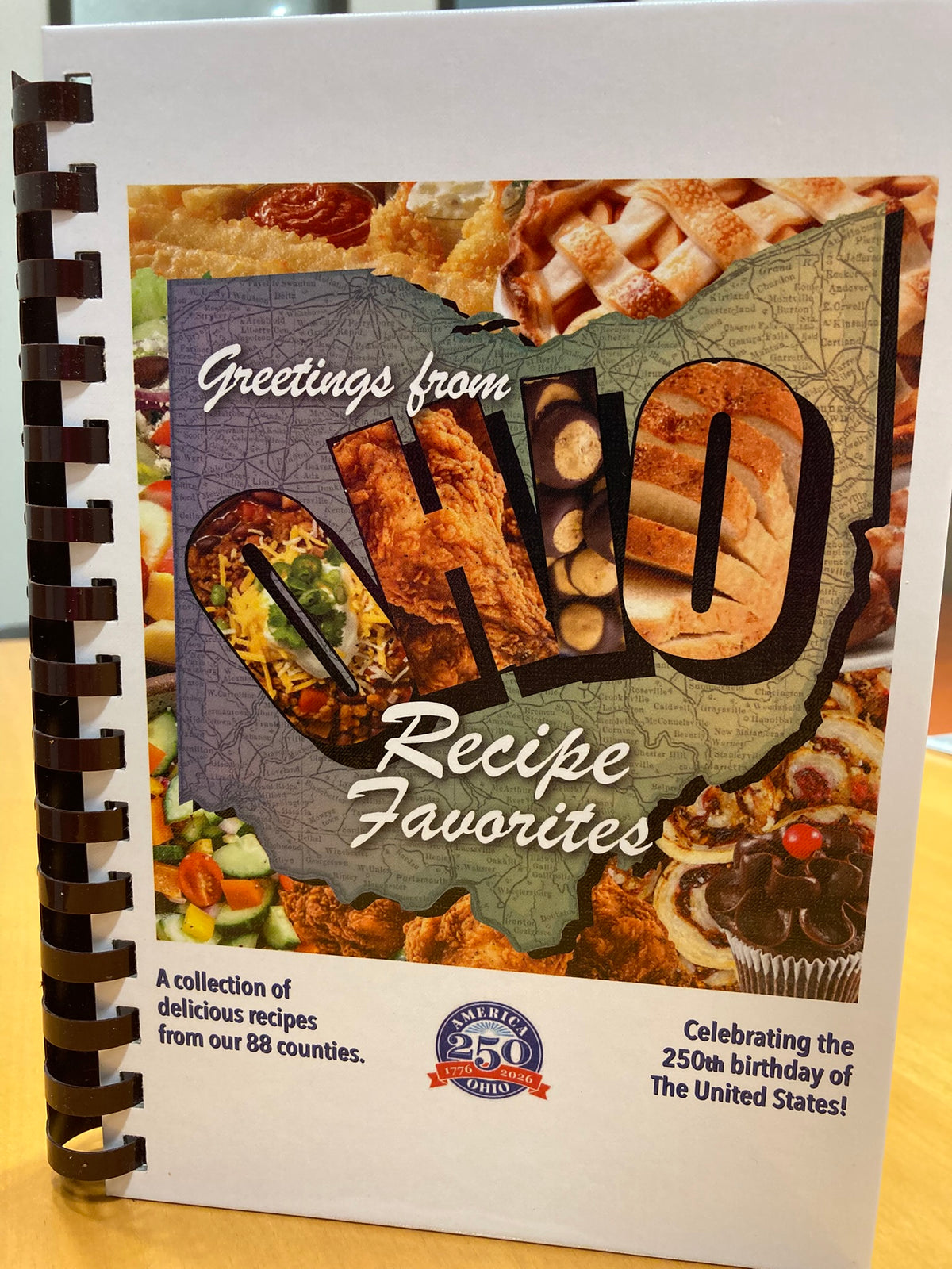 *PREORDER* America 250-Ohio Cookbook by Sue Ann Fouche