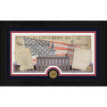 America 250 Framed Art with Declaration of Independence Hall & Commemorative Coin
