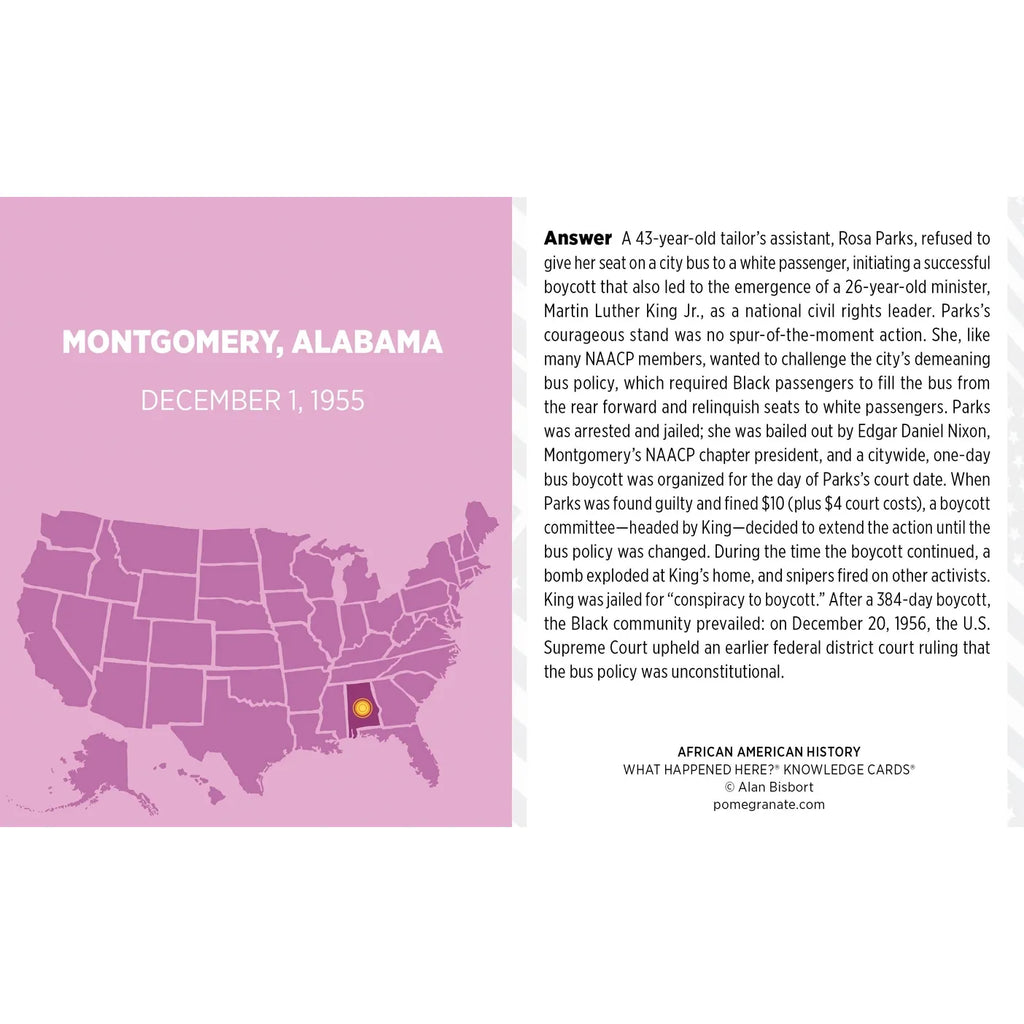 African American History Cards