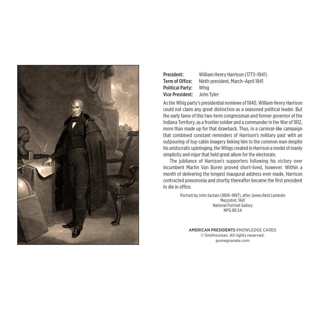 American Presidents Knowledge Cards