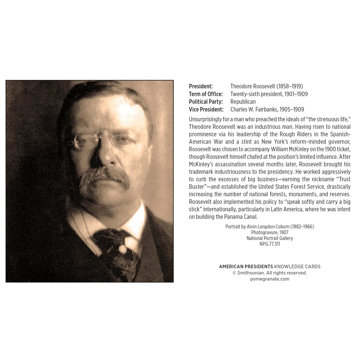 American Presidents Knowledge Cards