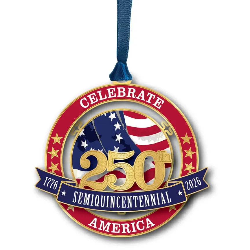 America 250 Celebrate America Ornament
