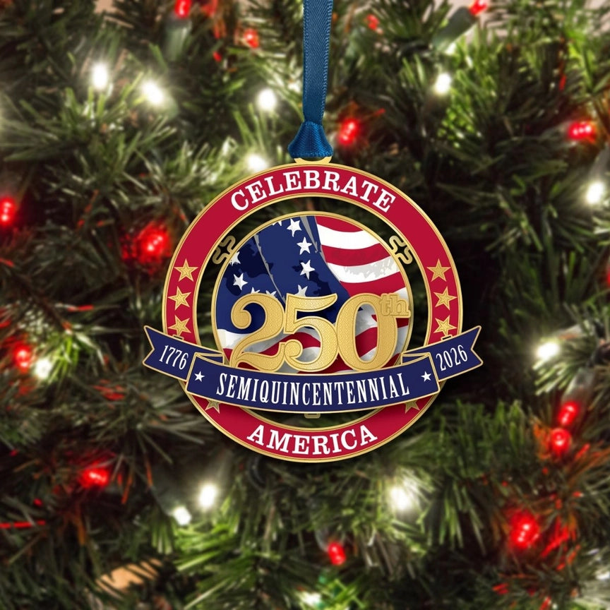 America 250 Celebrate America Ornament