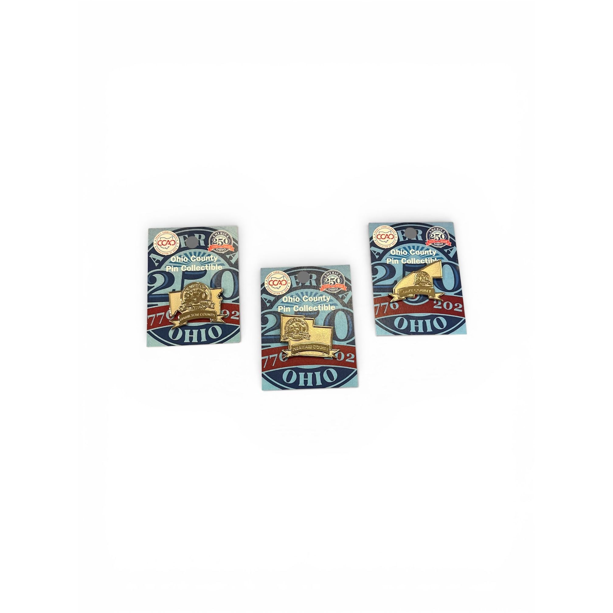 America 250 Ohio County Pins – Statehouse Museum Shop