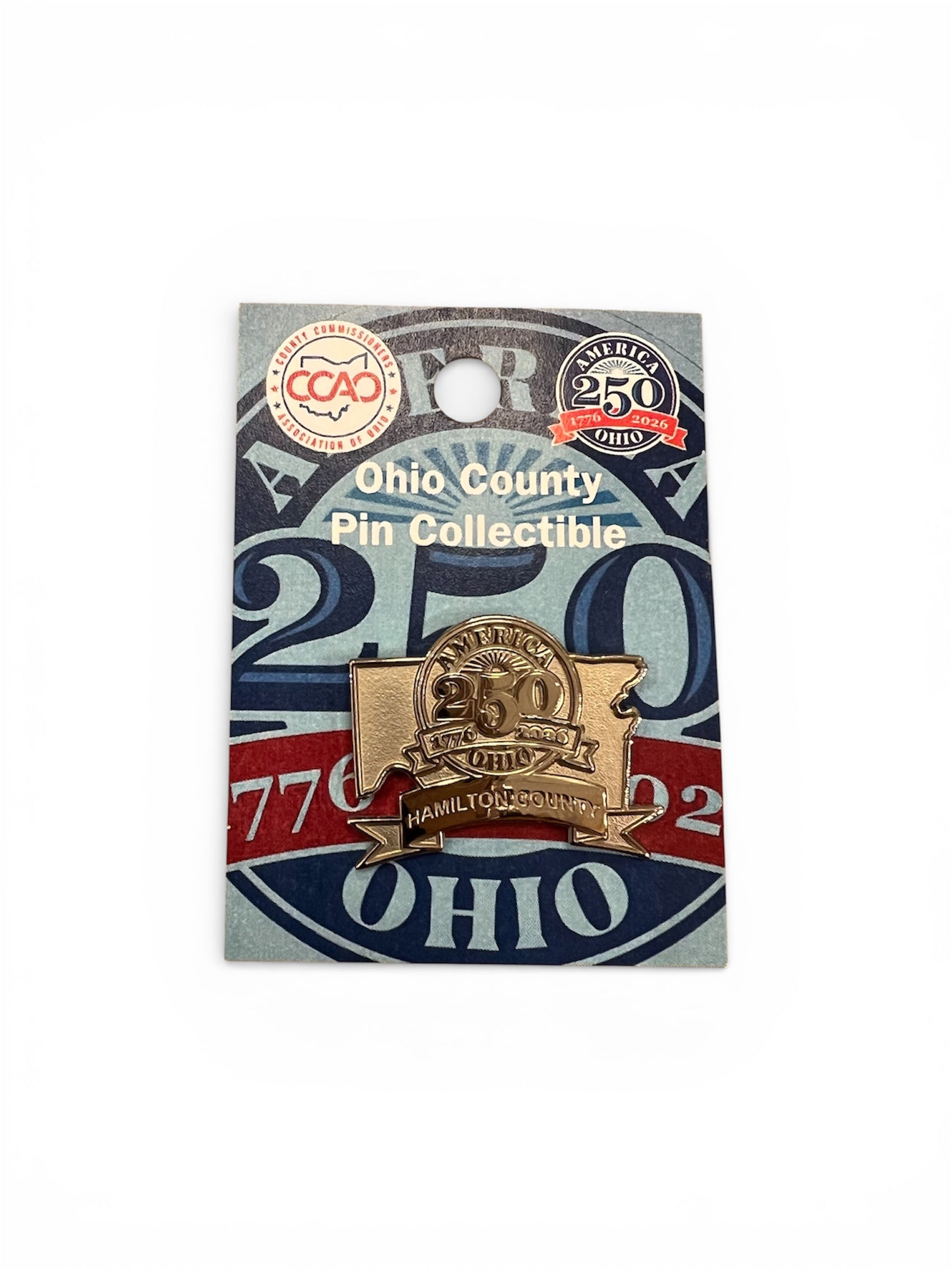 America 250 Ohio County Pins