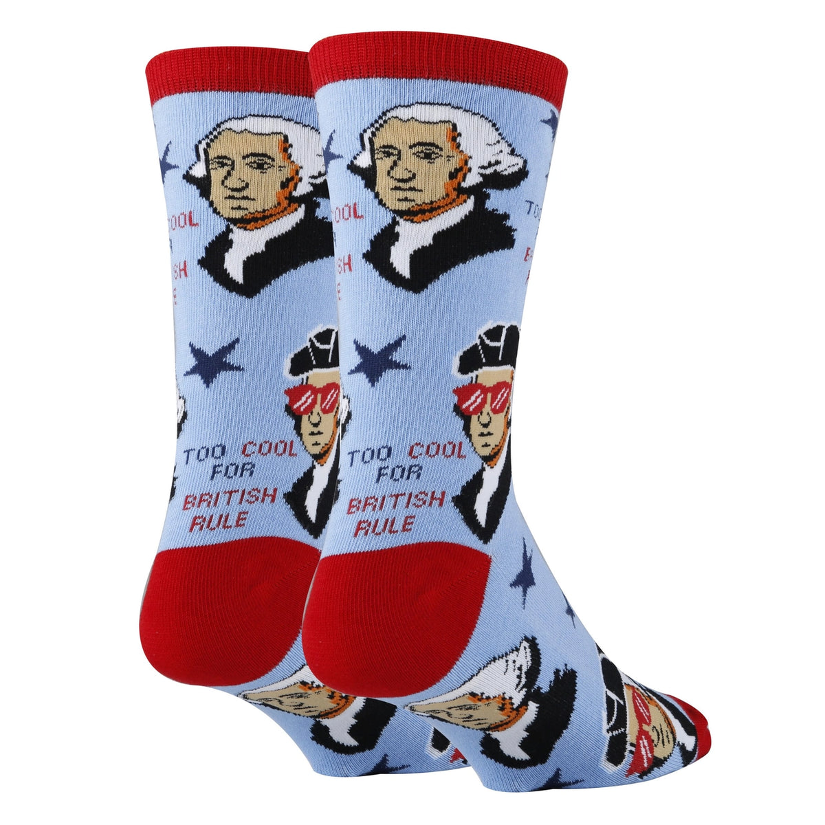 George Washington Too Cool for British Rule Socks