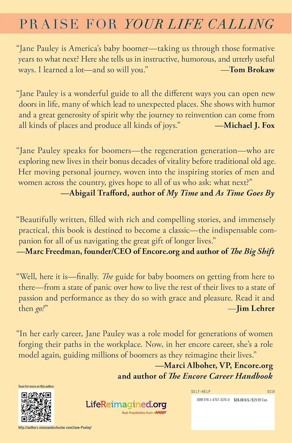 *PREORDER* Your Life Calling Book by Jane Pauley