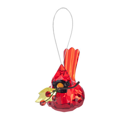 Cardinal with Berry Branch Ornament