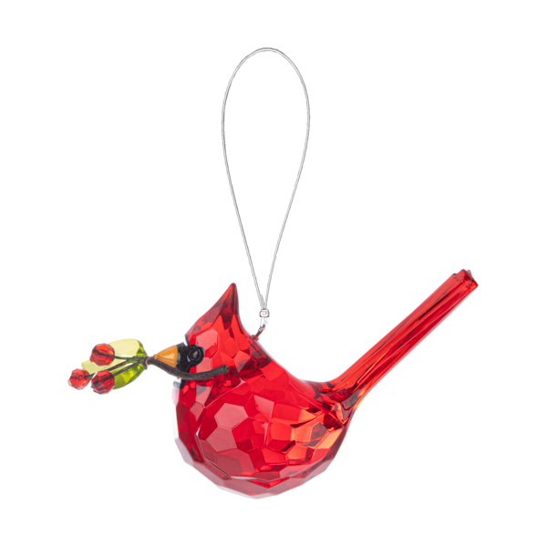 Cardinal with Berry Branch Ornament