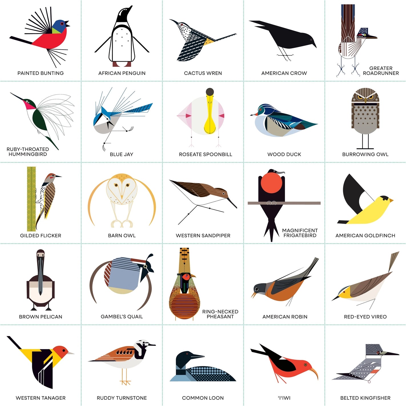 Charley Harper Bird Bingo