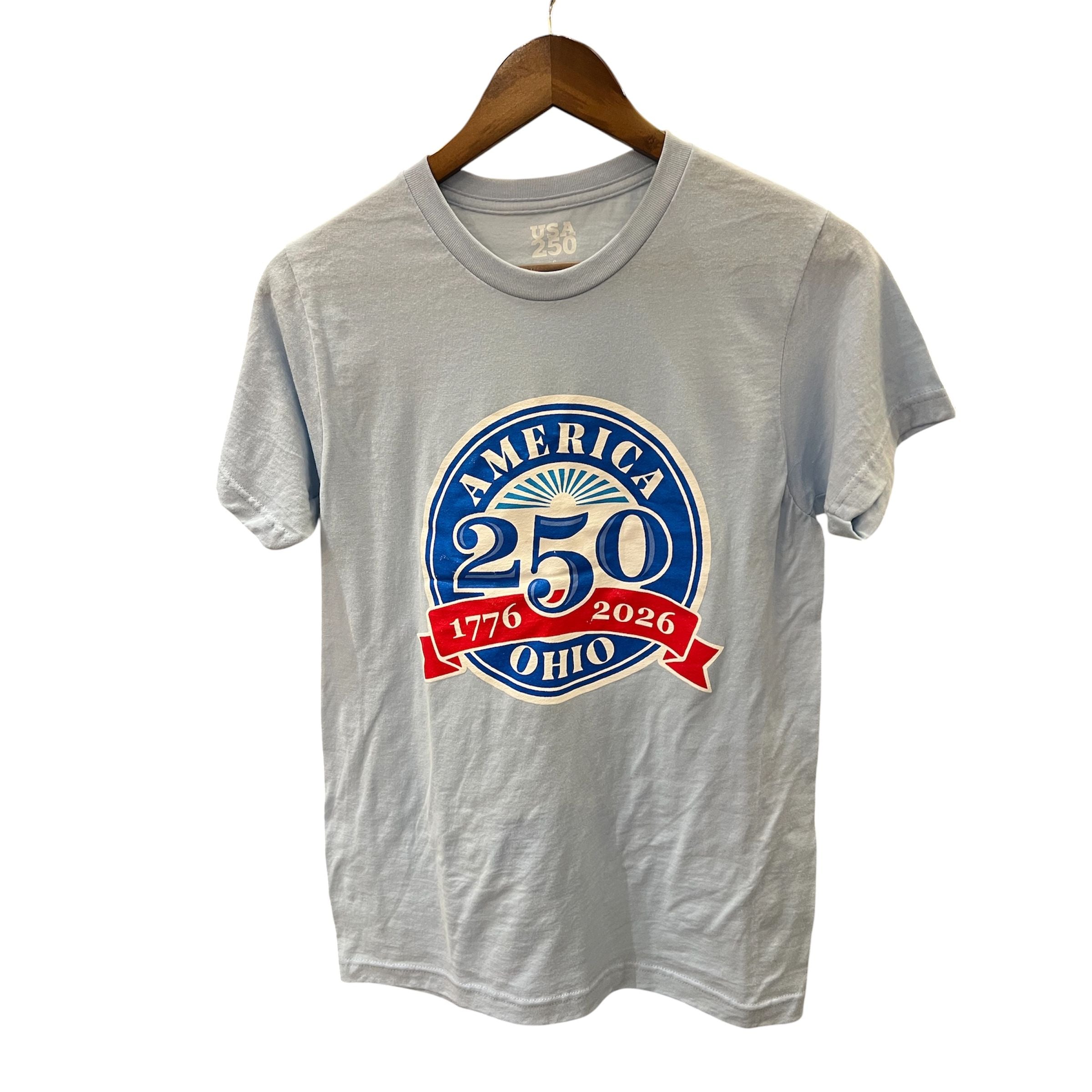America 250 Ohio Light Blue T-Shirt