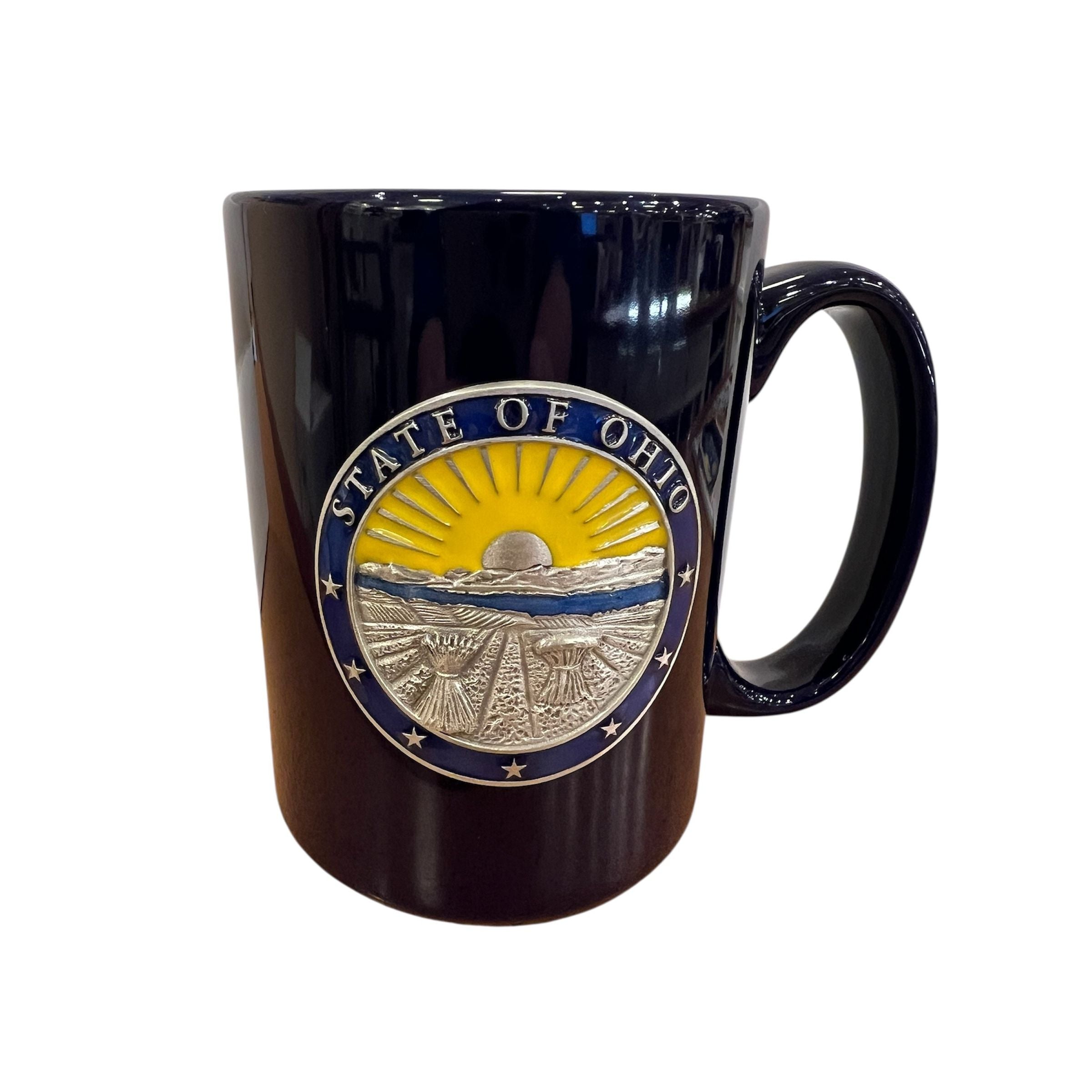 Blue State Seal Enamel Mug