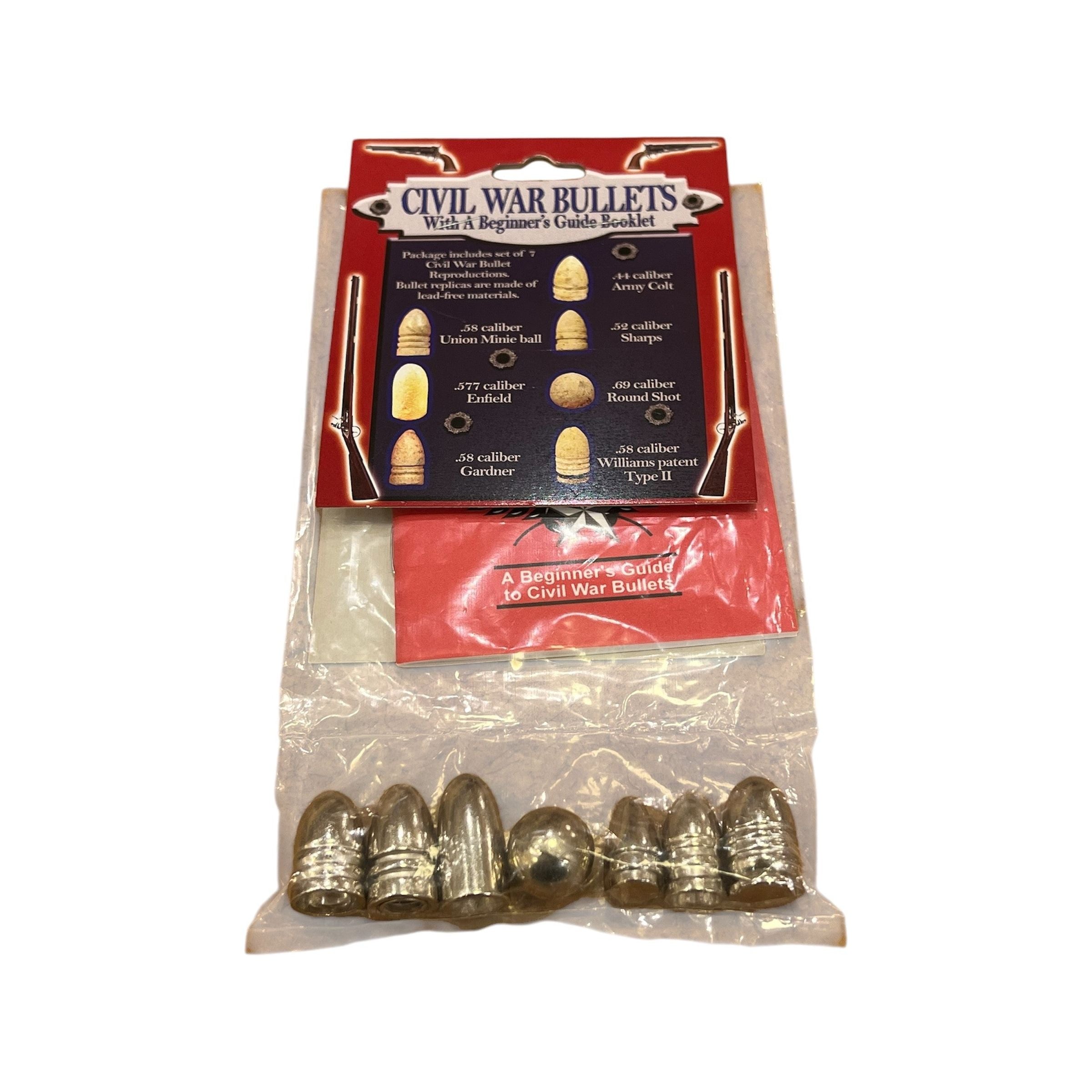 Civil War Bullets & Book