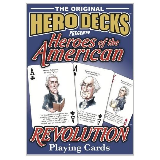 Heroes of the American Revolution Playing Cards