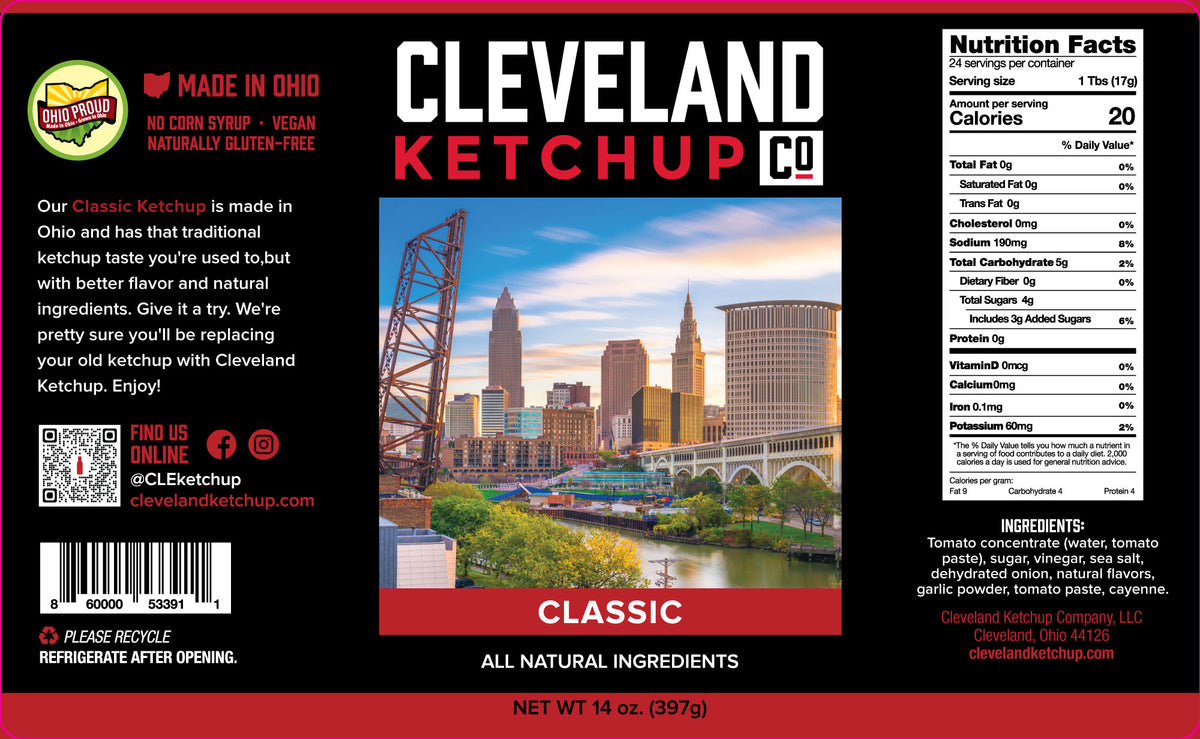 Cleveland Ketchup: Classic, Bacon & Bourbon, Ghost Pepper