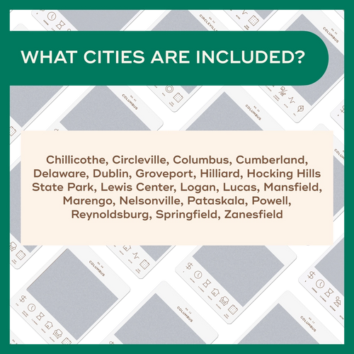 Columbus Adventure Bucket List Experience Cards