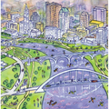 Columbus Got Swag Magnet by Jim Siemer