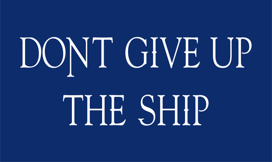 Don't Give Up the Ship Commodore Perry 3'x5' Nylon Flag