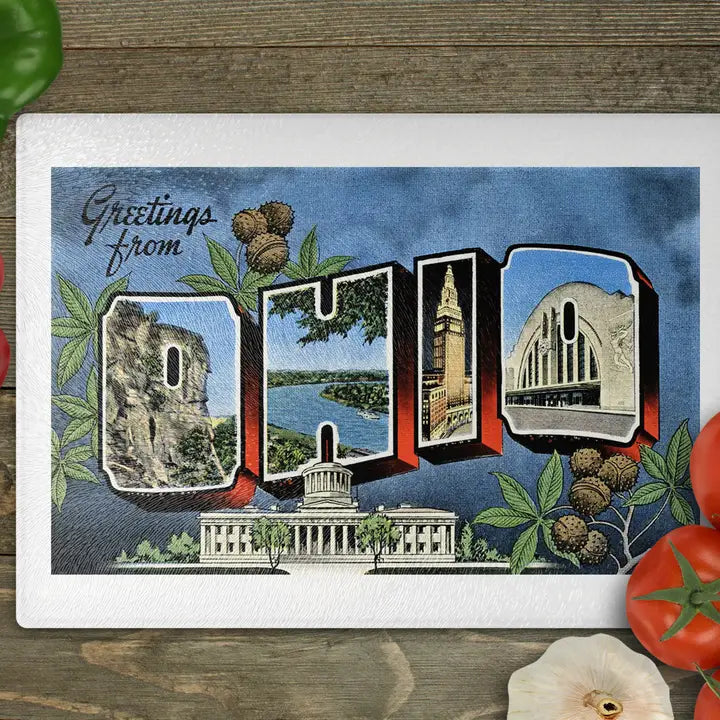 Greetings from Columbus Cutting Board