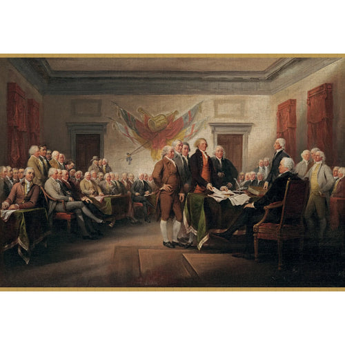 John Trumbull: The Declaration of Independence, July 4, 1776 1000 Piece Puzzle