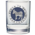 Proud to be Democrat/Republican Double Old Fashioned Glass