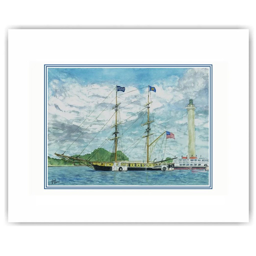 US Brig Niagara Docked at Put-In-Bay 5x7 Print