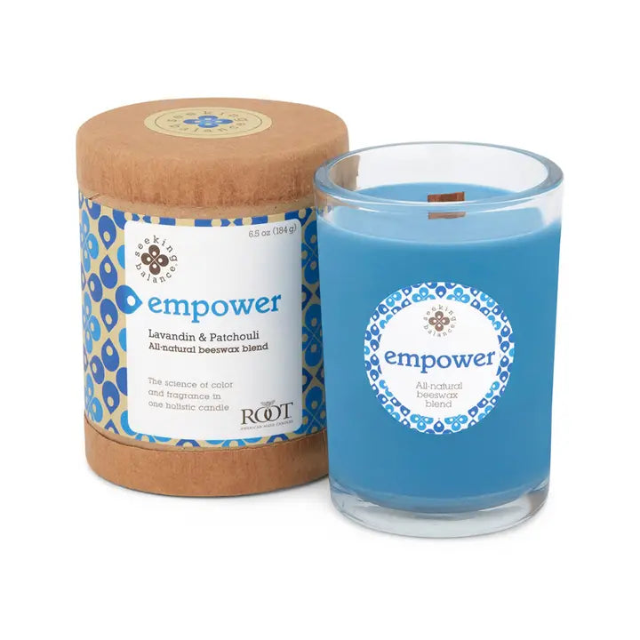 Root Empower Lavandin & Patchouli Spa Candle
