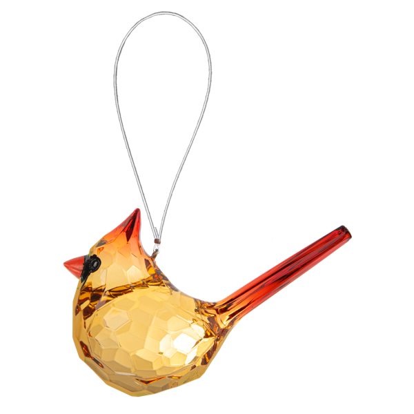 Female Cardinal Acrylic Ornament