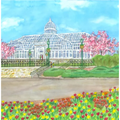 Franklin Park Conservatory 5x7 Print by Jim Siemer