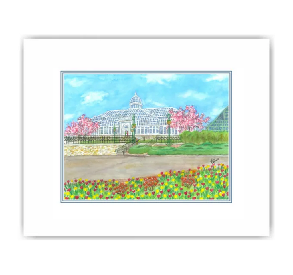 Franklin Park Conservatory 5x7 Print by Jim Siemer