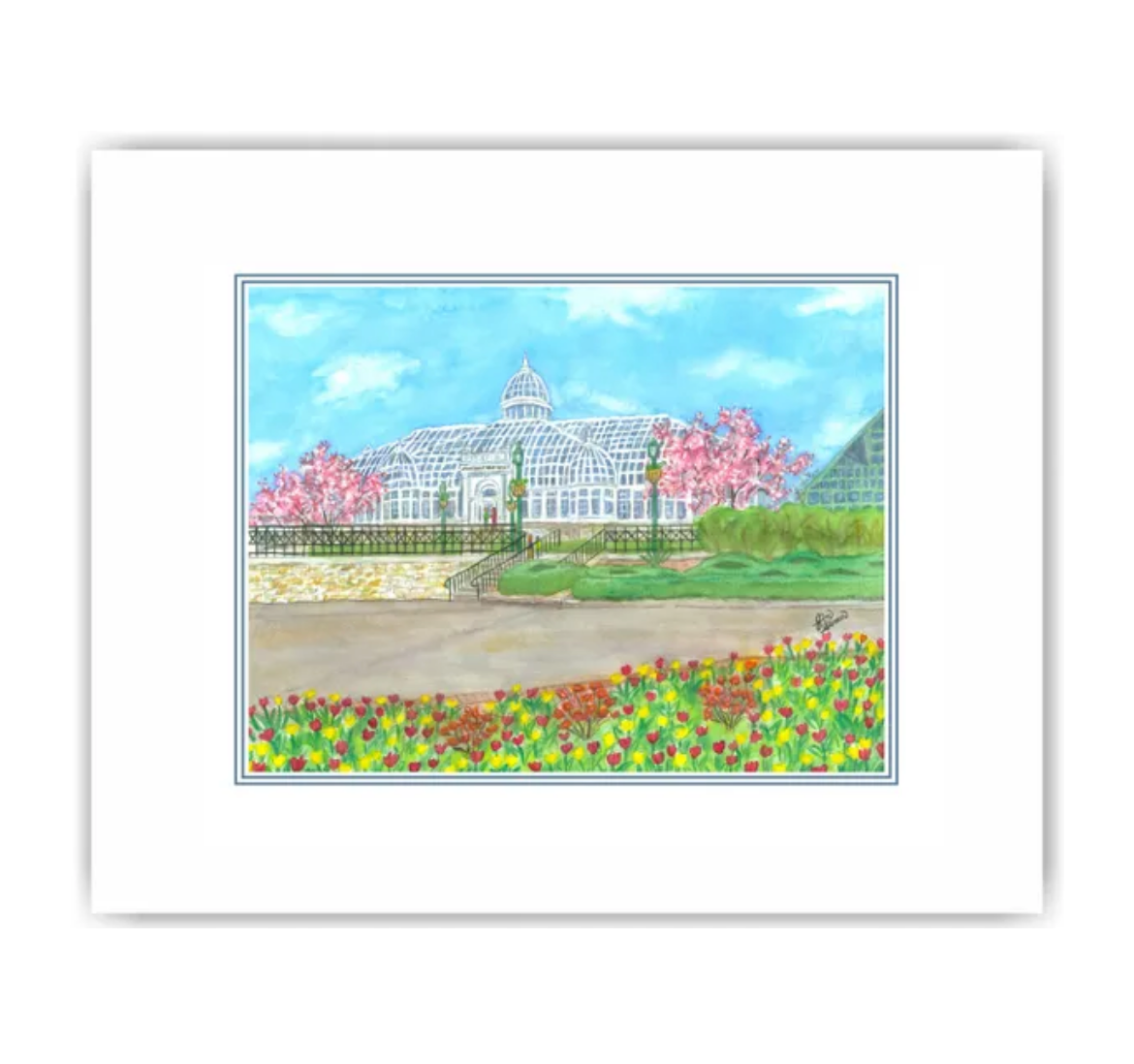 Franklin Park Conservatory 5x7 Print by Jim Siemer