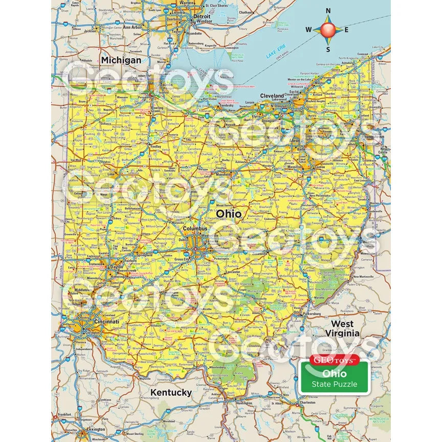 Ohio Magnetic 100pc Puzzle