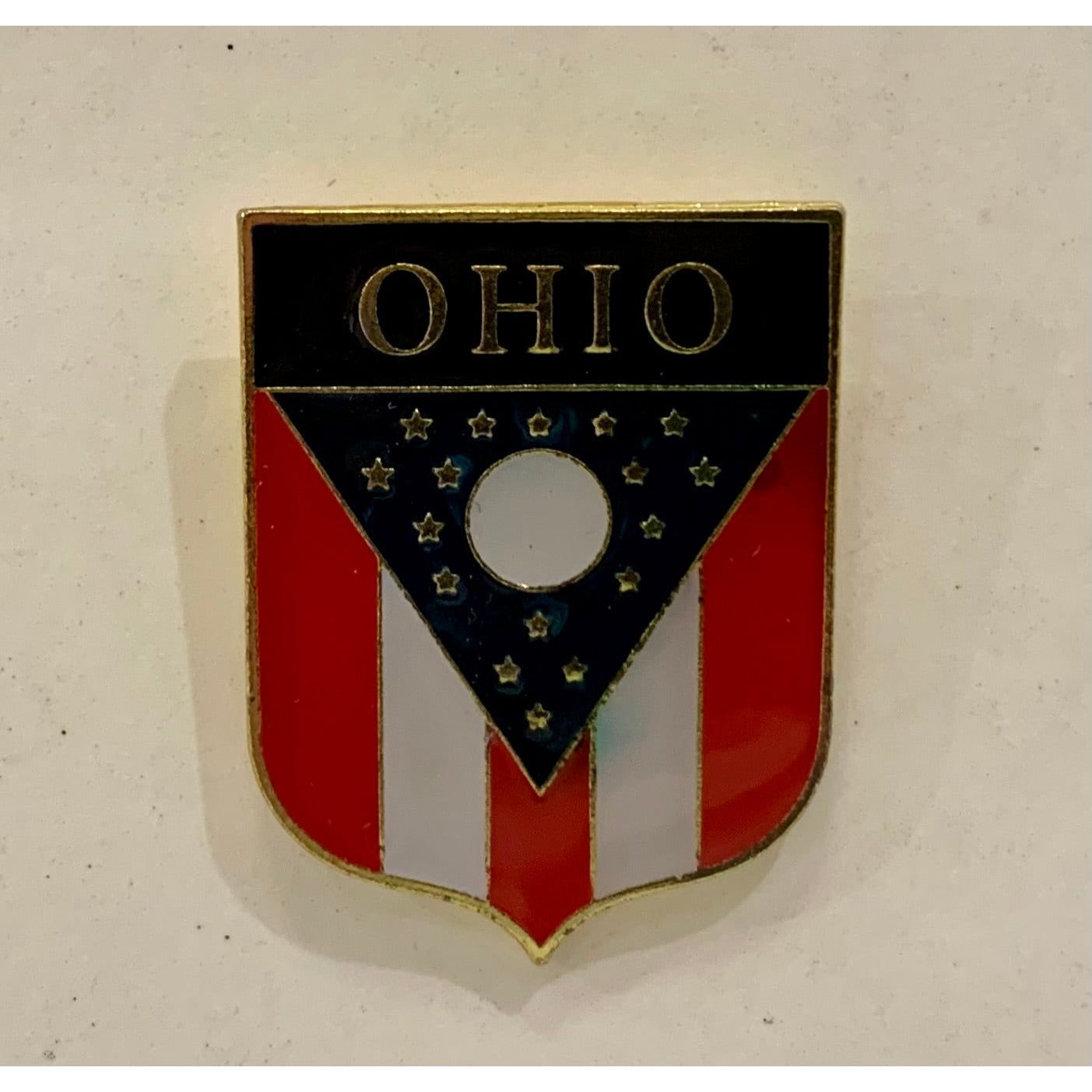 Ohio Shield Lapel Pin
