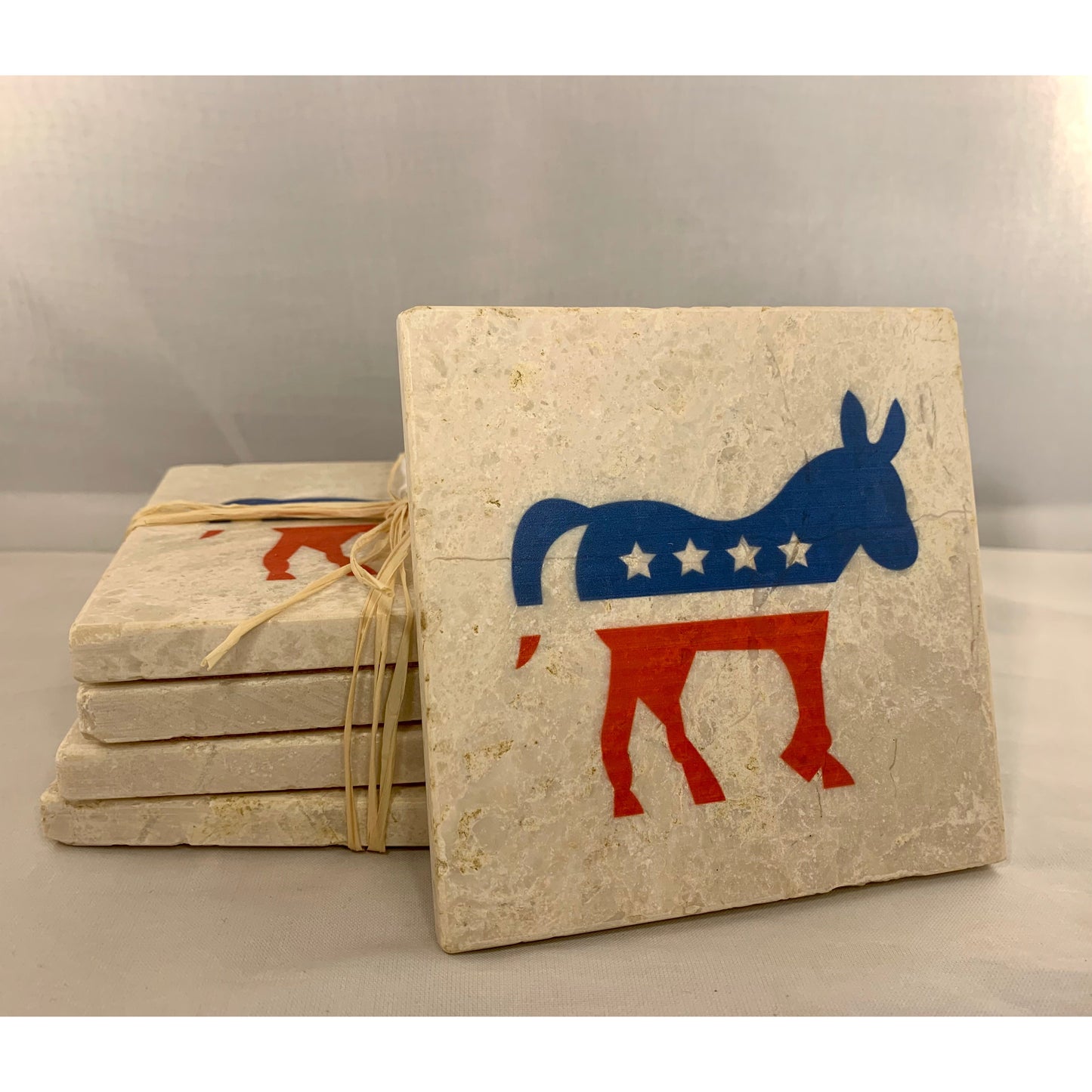 Stone Coaster Set of 4 Democrat