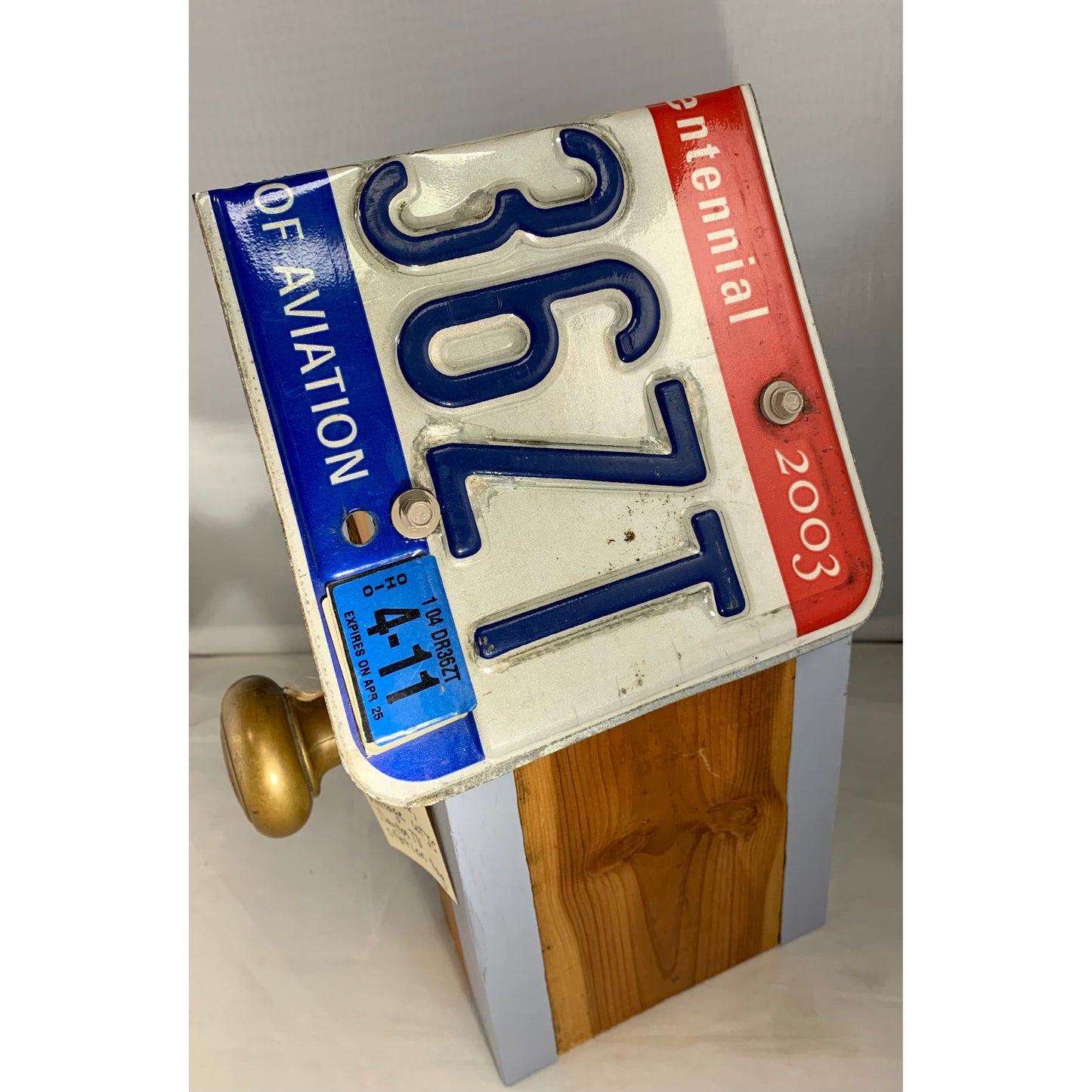 License Plate Birdhouses