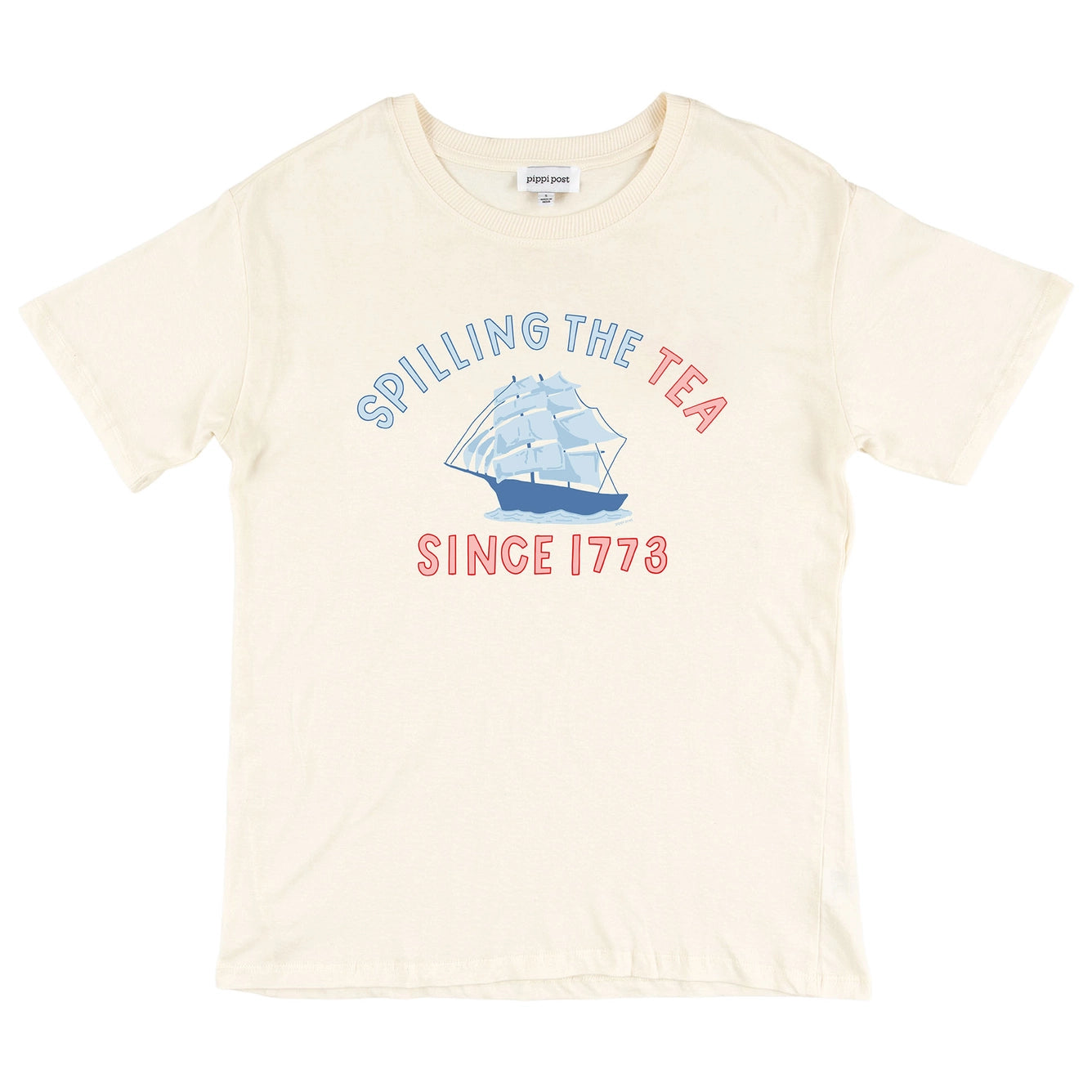 Spilling the Tea Since 1773 Ivory T Shirt