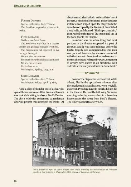 Lincoln's Funeral Train Hardback Book