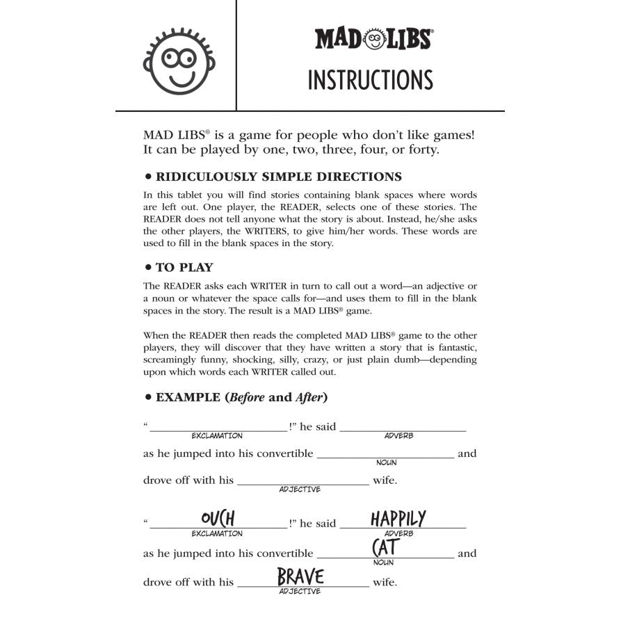 Give Me Liberty or Give Me Mad Libs