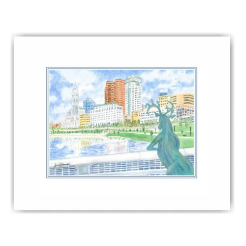 My Deer Columbus 11x14 Print by Jim Siemer