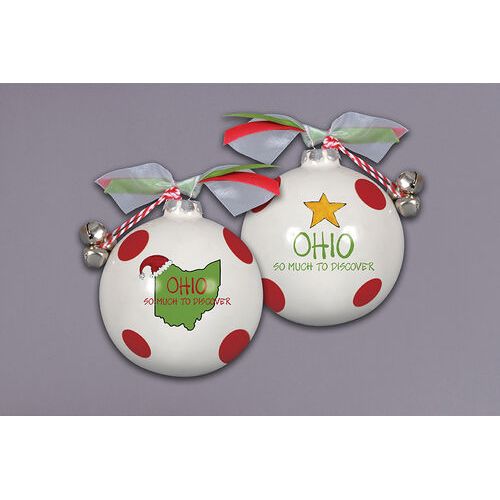 Ohio Red Dot Ornament