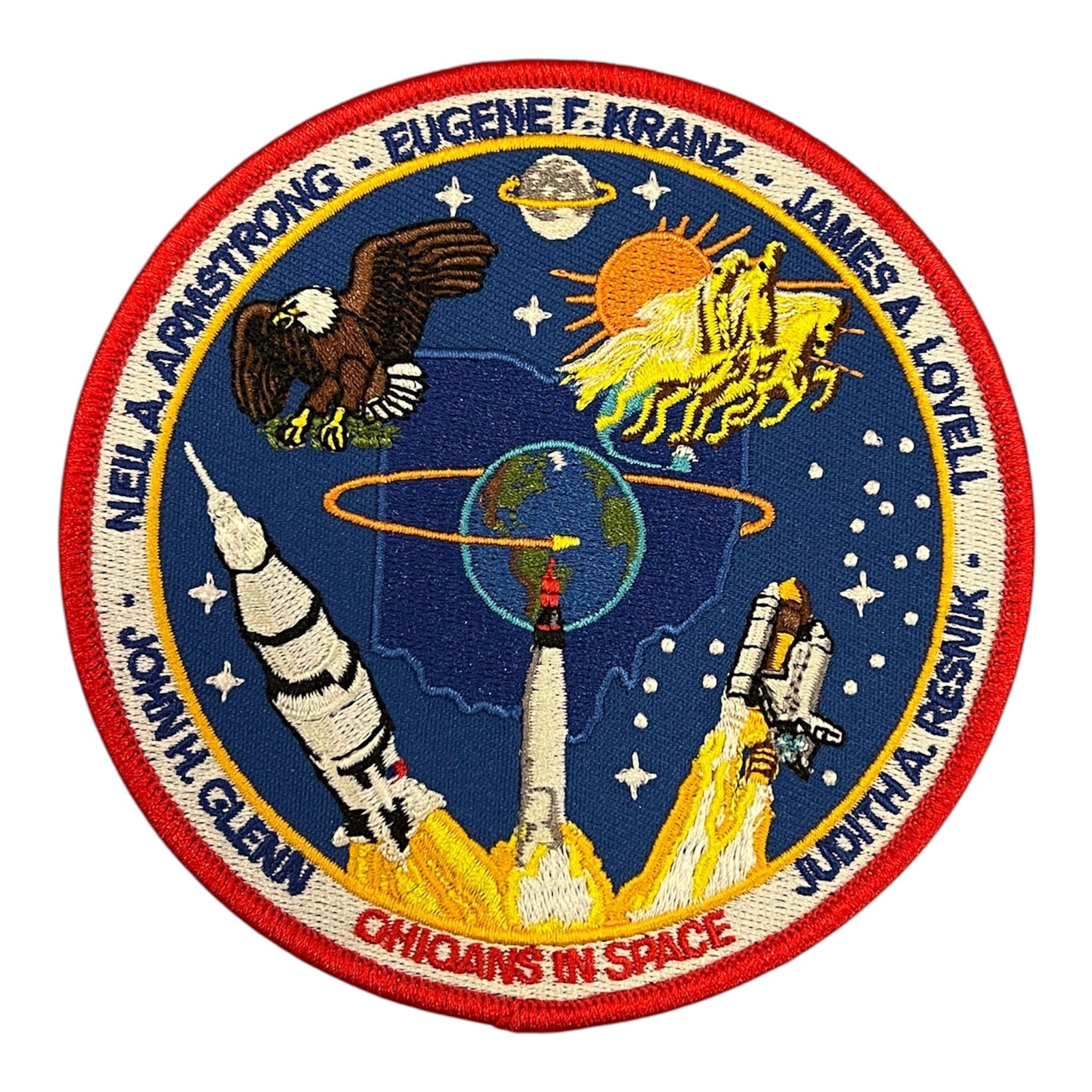 Ohioans In Space Round Patch