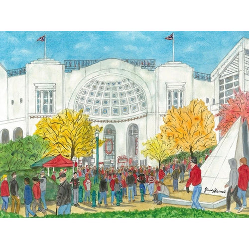 Game Day at the Shoe 11x14 Print by Jim Siemer
