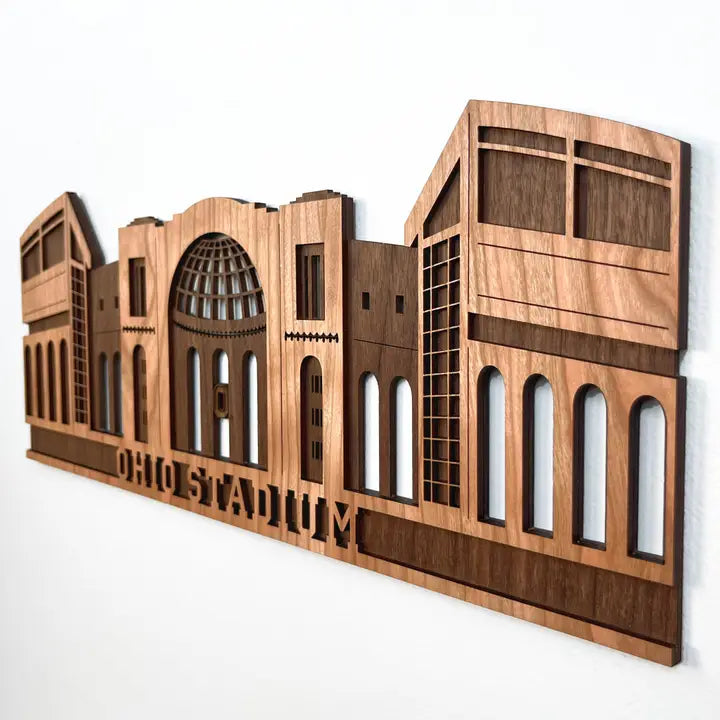 Ohio Stadium Wooden Wall Art-Small