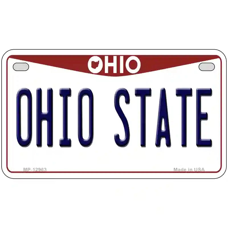 Ohio State License Plate 12x6